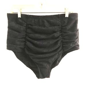 Torrid high waisted lacy swim bottoms